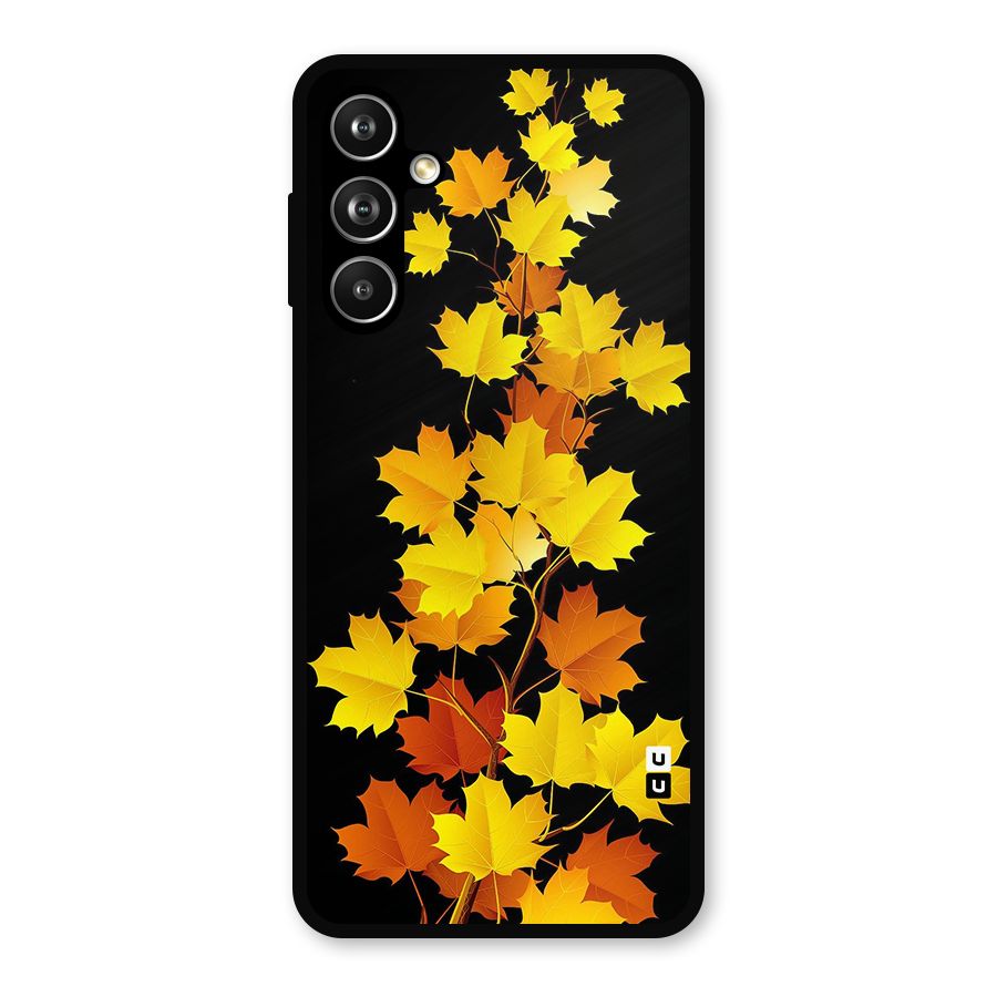 Autumn Forest Leaves Metal Back Case for Samsung Galaxy M54