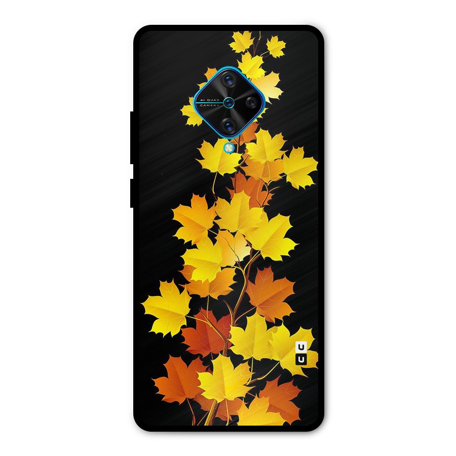 Autumn Forest Leaves Metal Back Case for Vivo S1 Pro