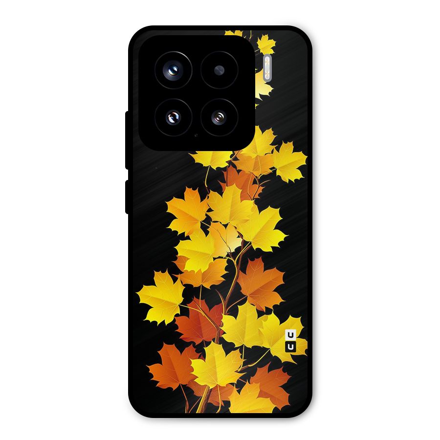 Autumn Forest Leaves Metal Back Case for Xiaomi 15