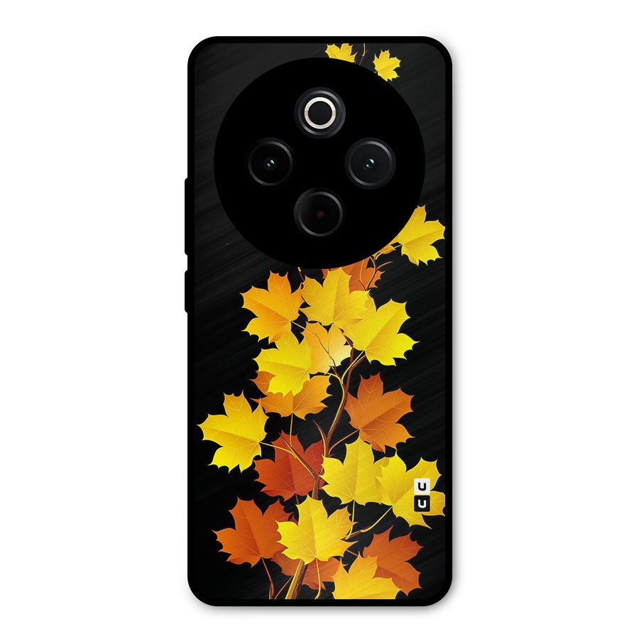 Autumn Forest Leaves Metal Back Case for iQOO Z10