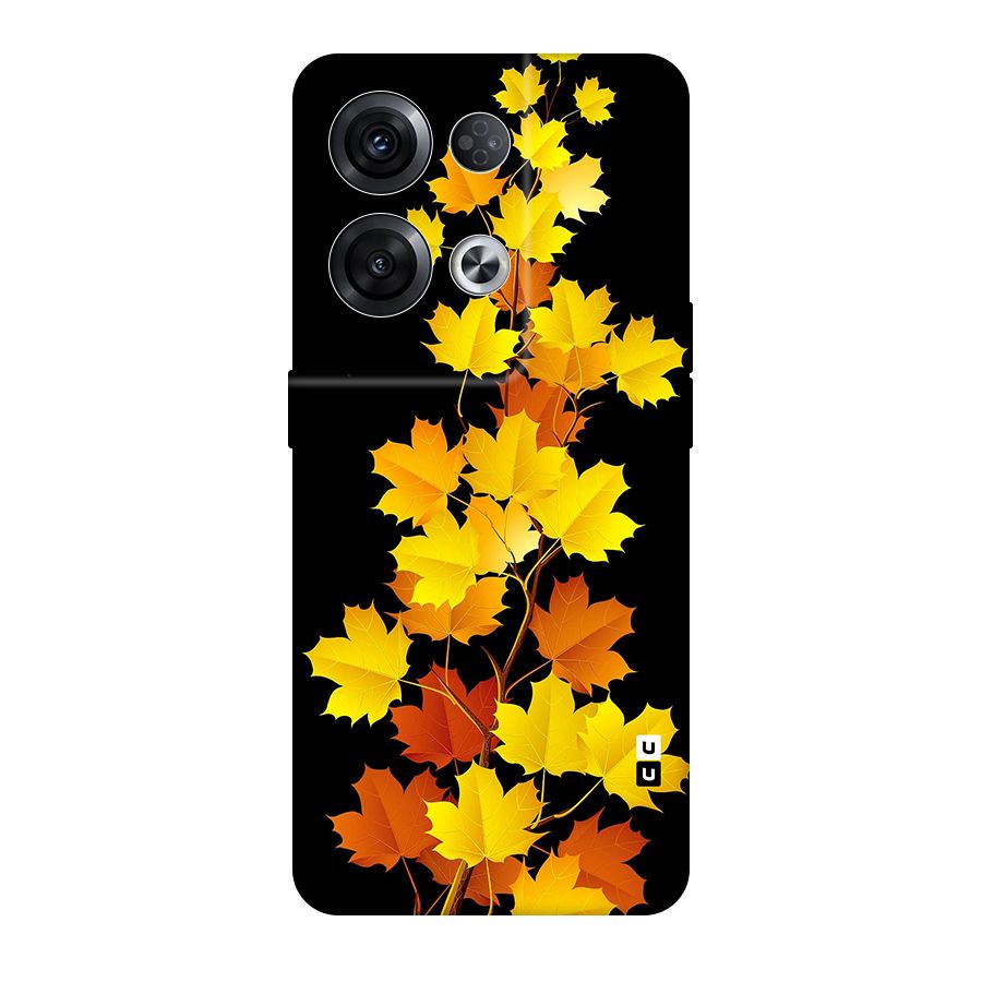 Autumn Forest Leaves Original Polycarbonate Back Case for Oppo Reno8 Pro 5G