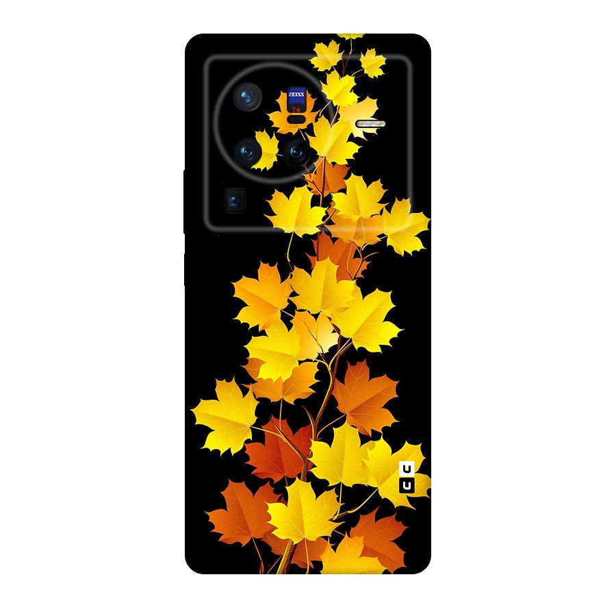 Autumn Forest Leaves Original Polycarbonate Back Case for Vivo X80