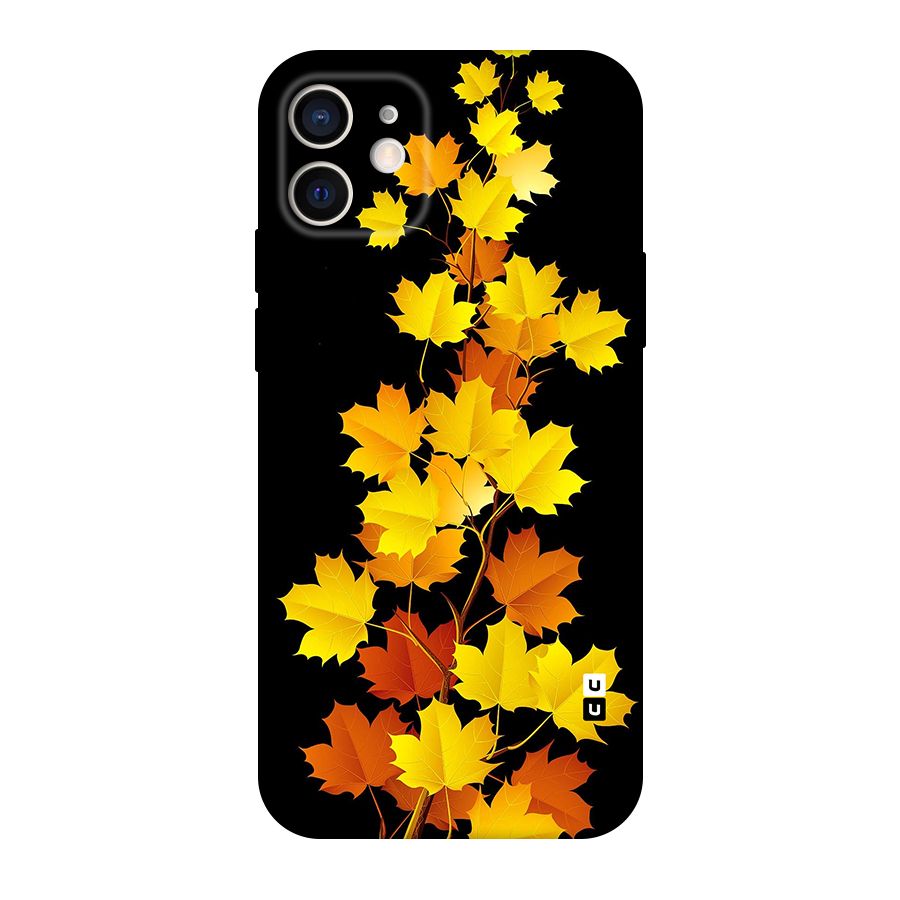 Autumn Forest Leaves Original Polycarbonate Back Case for iPhone 12