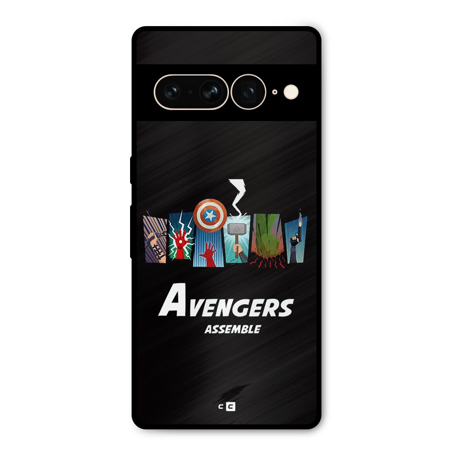 Avengers Assemble Metal Back Case for Google Pixel 7 Pro