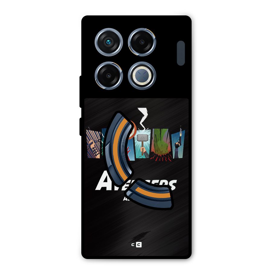 Avengers Assemble Metal Back Case for Infinix GT 20 Pro