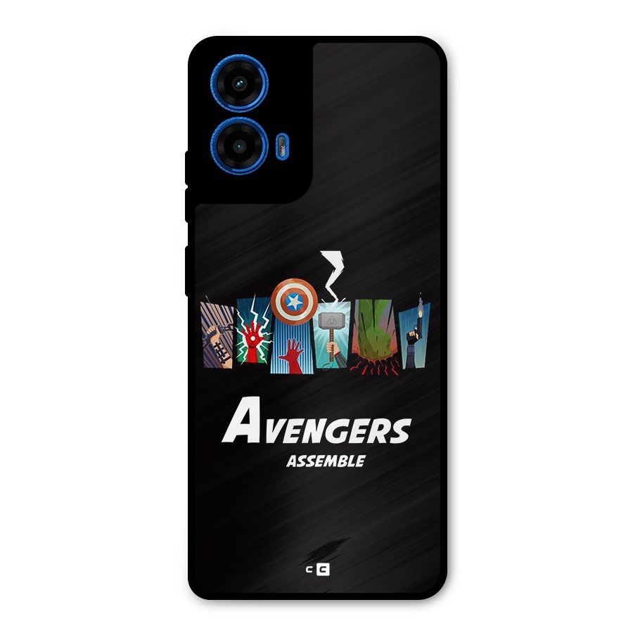 Avengers Assemble Metal Back Case for Moto G45