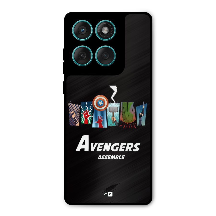 Avengers Assemble Metal Back Case for Motorola Edge 60