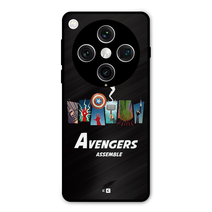 Avengers Assemble Metal Back Case for Oppo Find X8 Pro