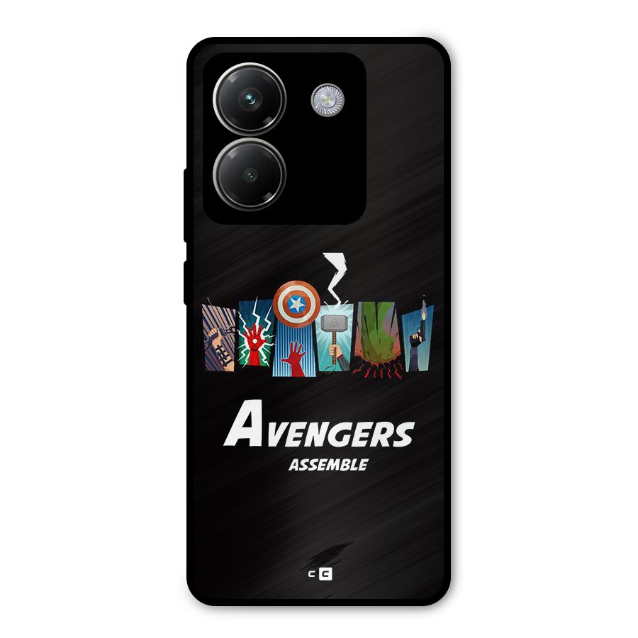 Avengers Assemble Metal Back Case for Poco M7 Pro 5G