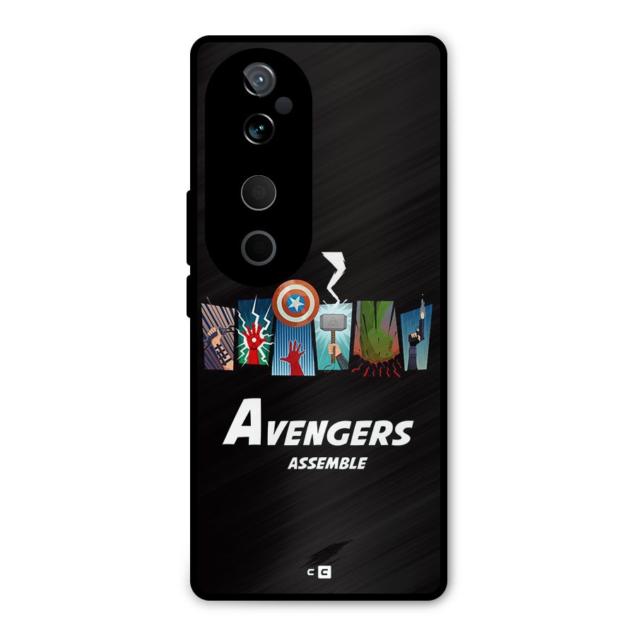Avengers Assemble Metal Back Case for Vivo T3 Ultra