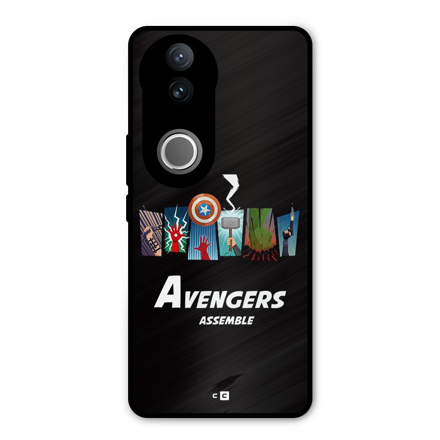 Avengers Assemble Metal Back Case for Vivo V50e