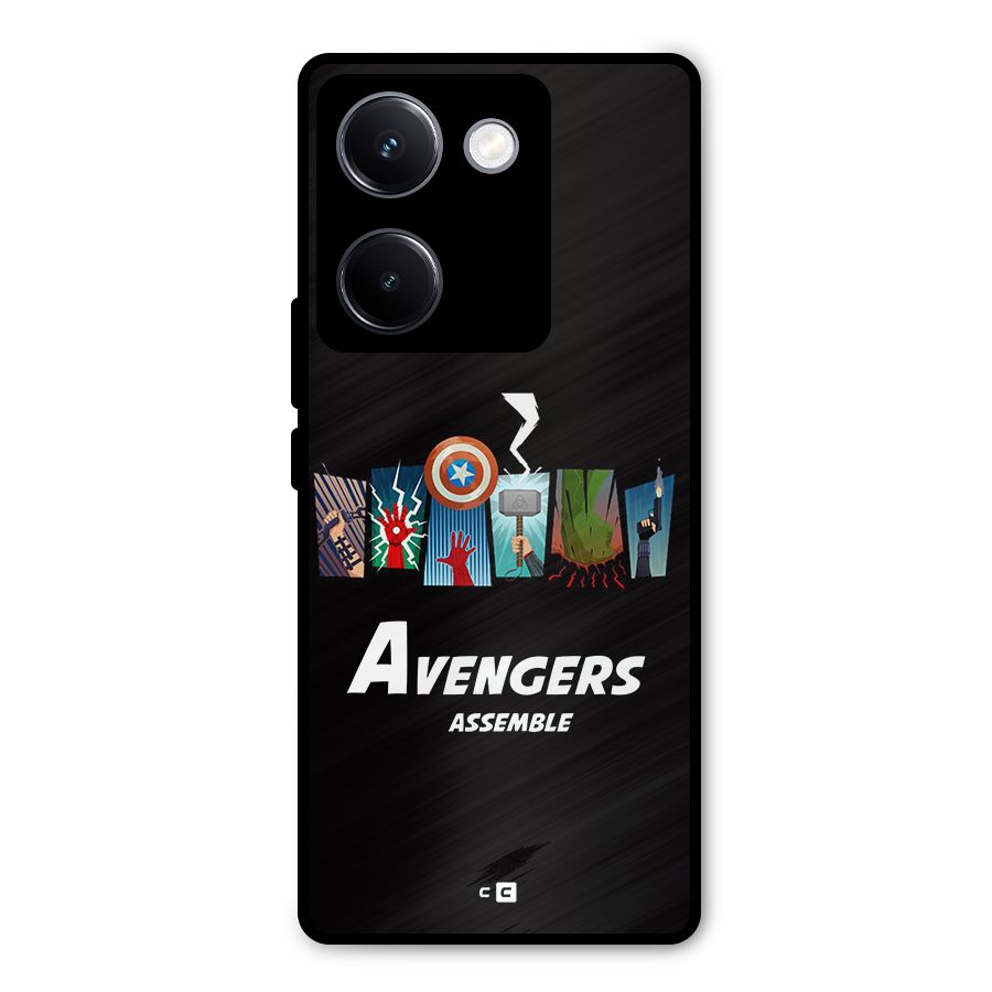 Avengers Assemble Metal Back Case for Vivo Y300 Plus