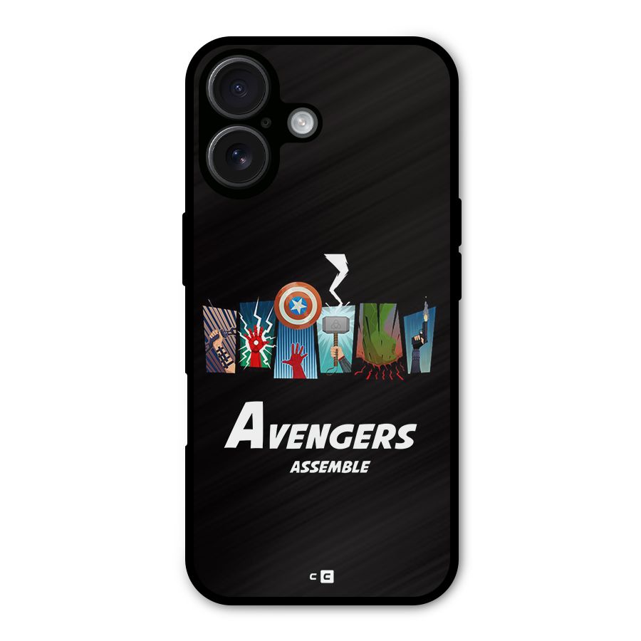 Avengers Assemble Metal Back Case for iPhone 16