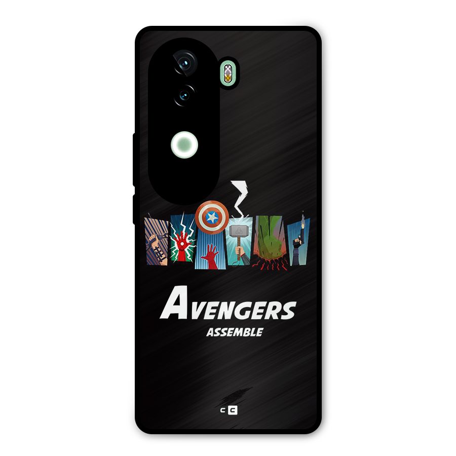 Avengers Assemble Metal Back Case for iQOO Z9s