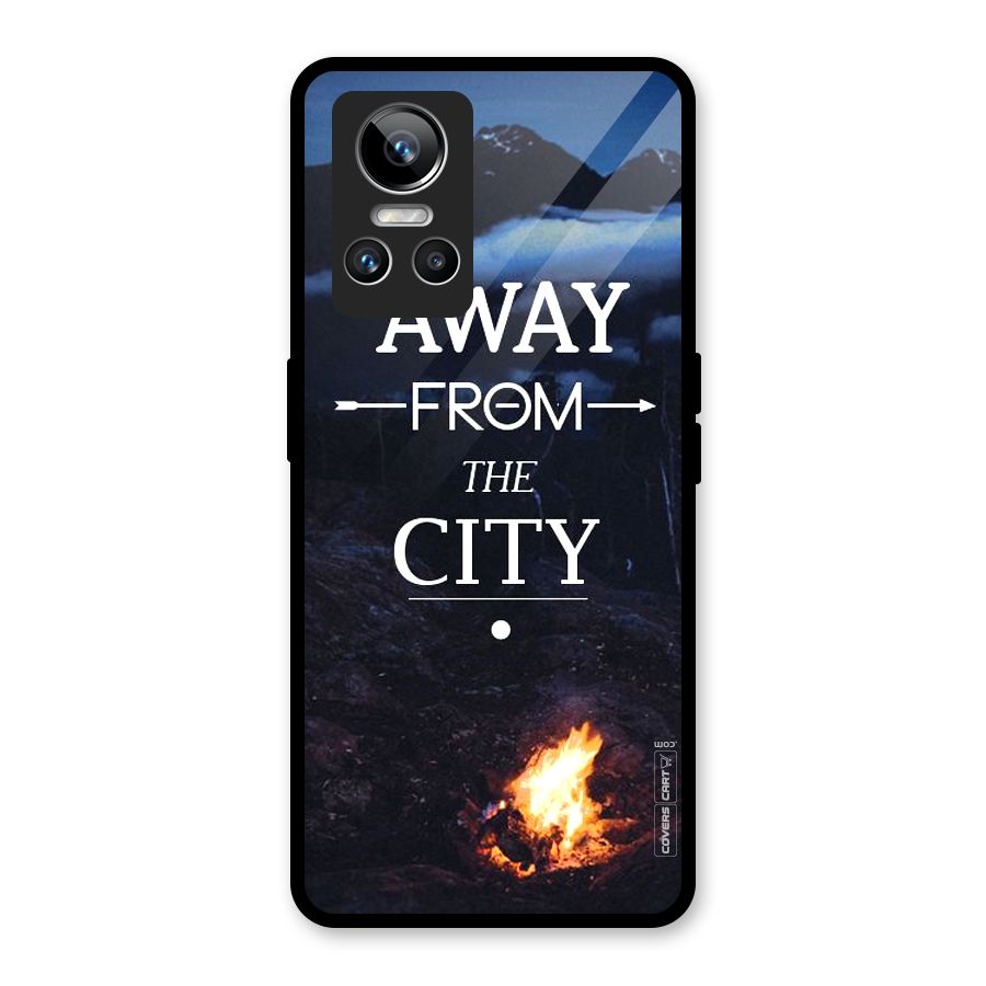 Away From City Glass Back Case for Realme GT Neo 3