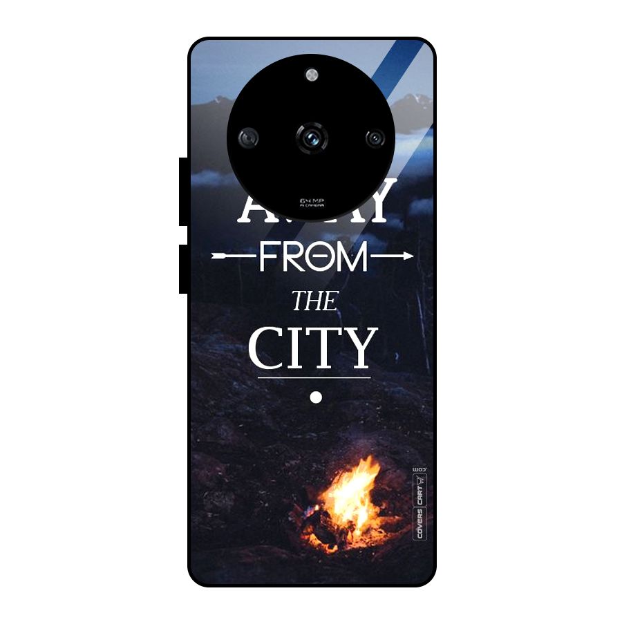 Away From City Glass Back Case for Realme Narzo 60 5G