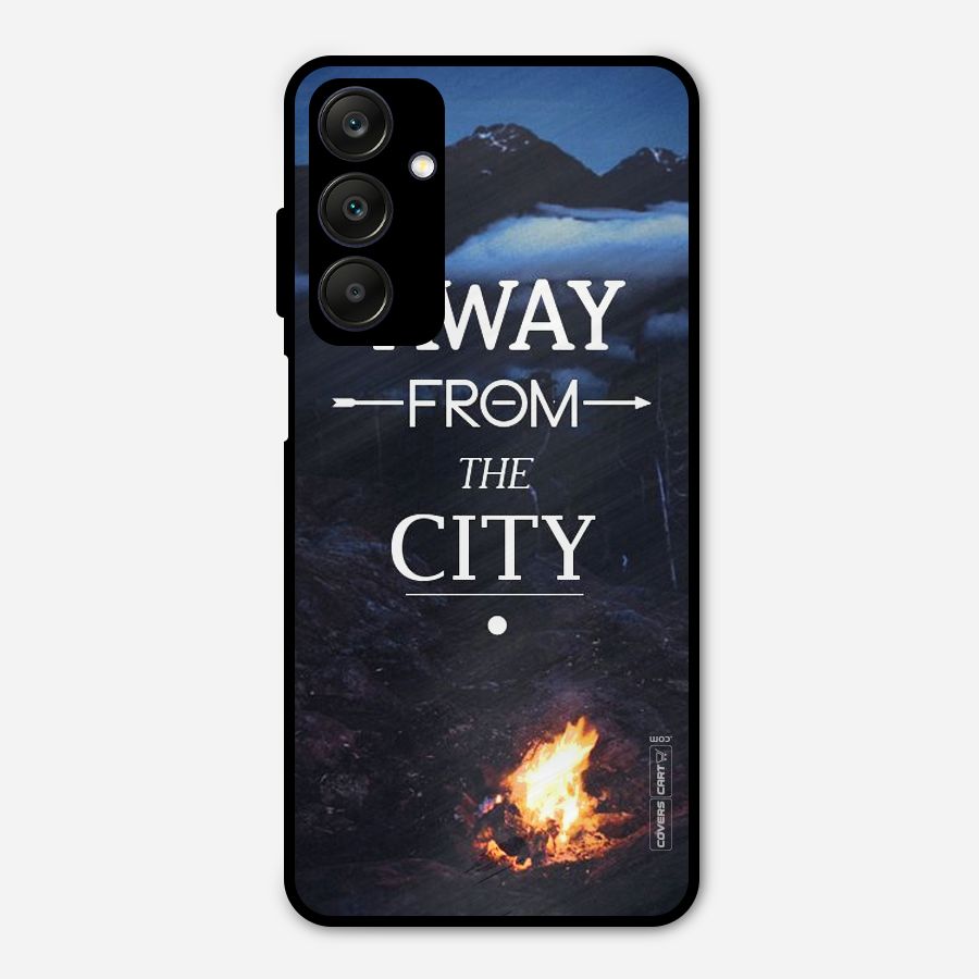 Away From City Metal Back Case for Galaxy A25 5G