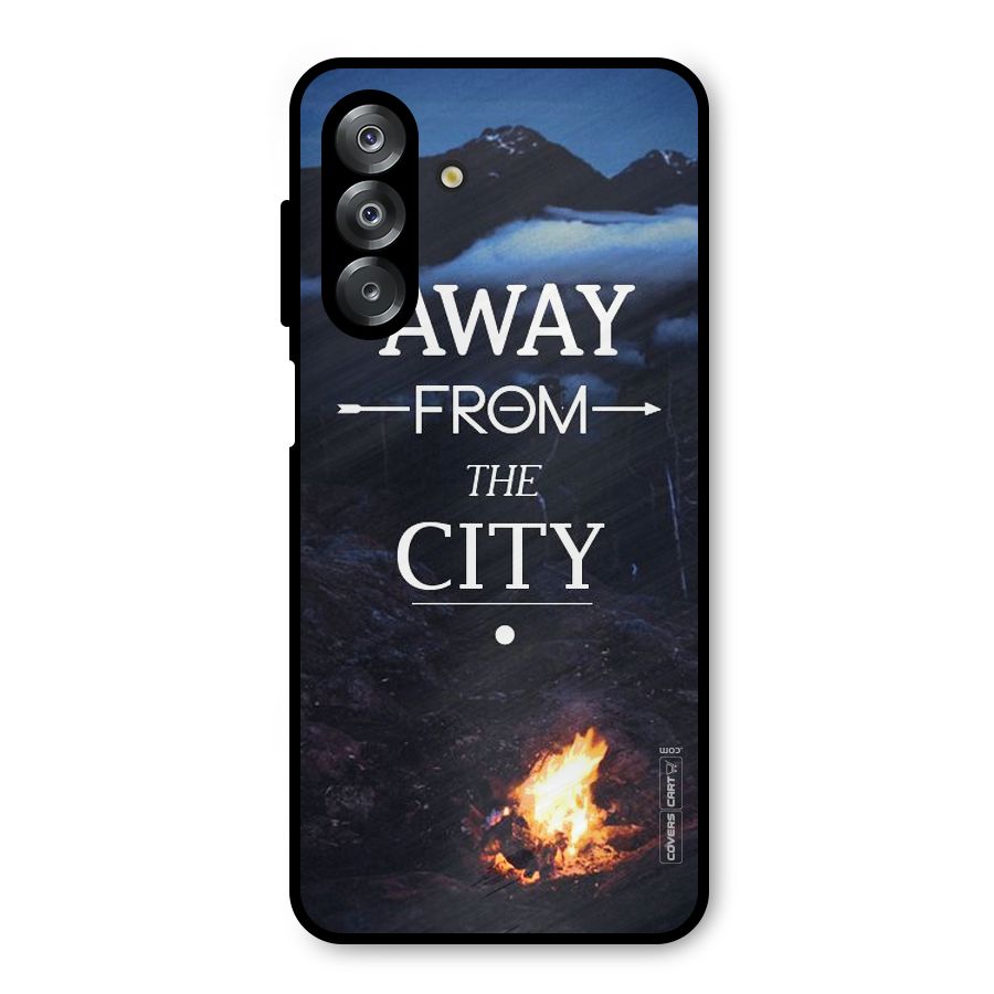 Away From City Metal Back Case for Galaxy A26