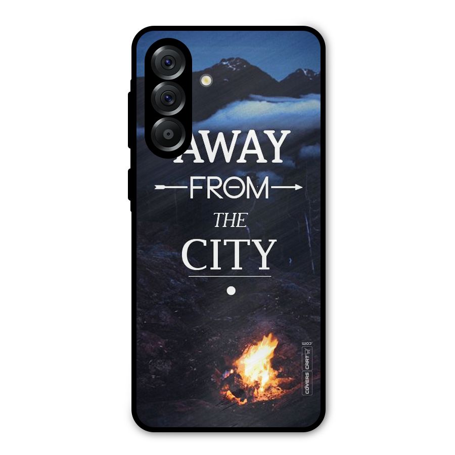 Away From City Metal Back Case for Galaxy A36