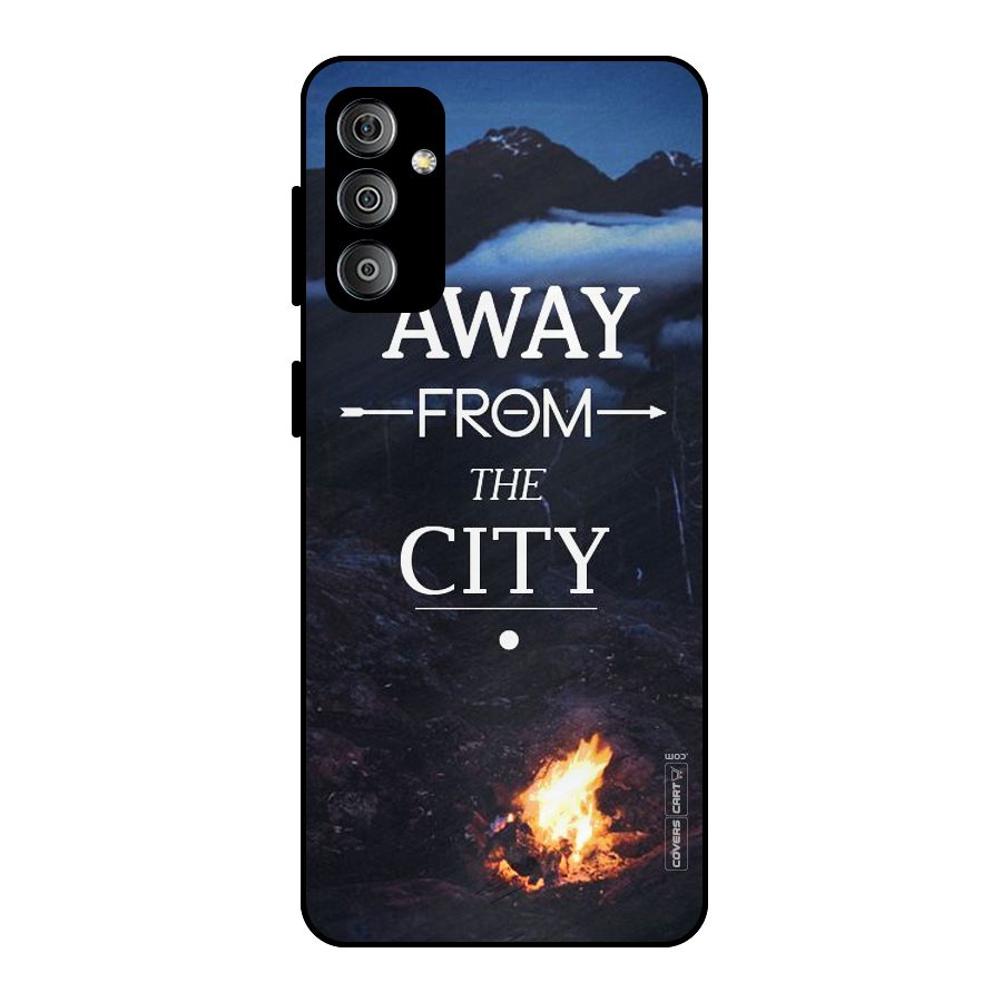 Away From City Metal Back Case for Galaxy F23