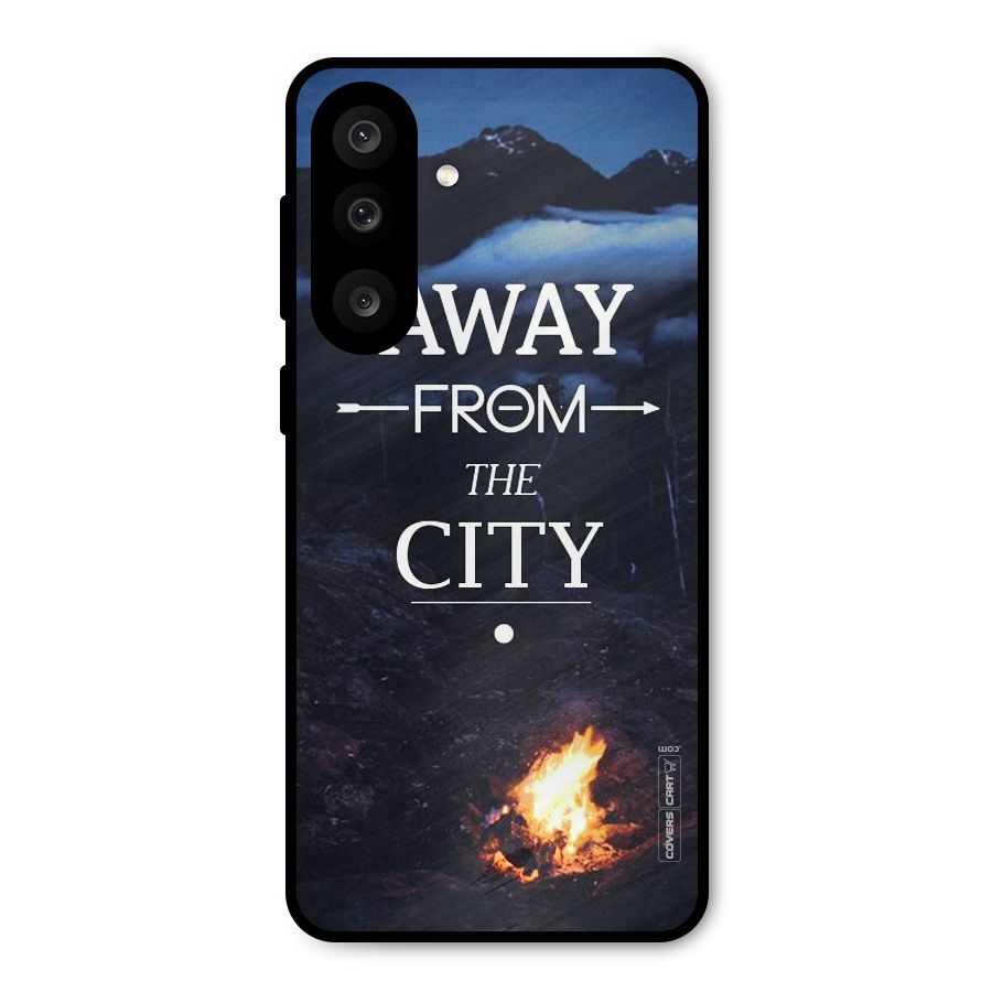 Away From City Metal Back Case for Galaxy F56