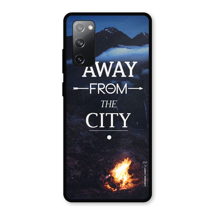Away From City Metal Back Case for Galaxy S20 FE 5G