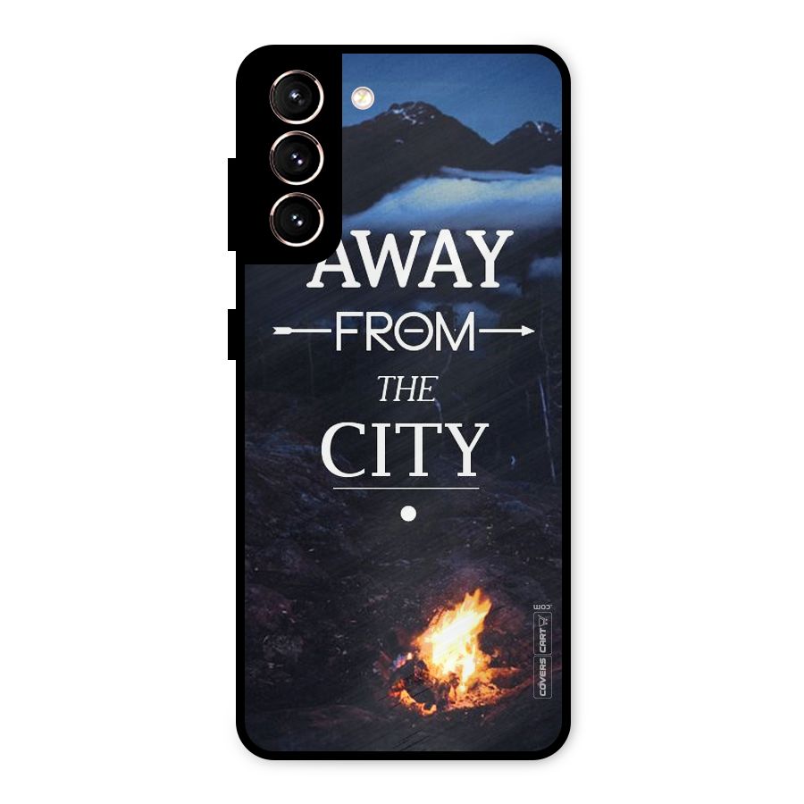 Away From City Metal Back Case for Galaxy S21 5G