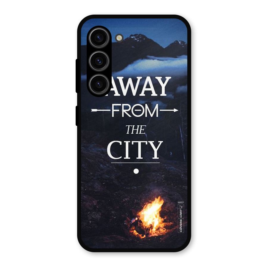 Away From City Metal Back Case for Galaxy S23