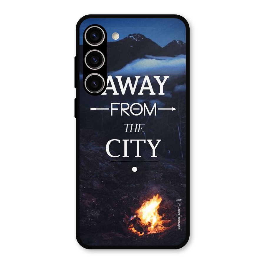 Away From City Metal Back Case for Galaxy S23 Plus