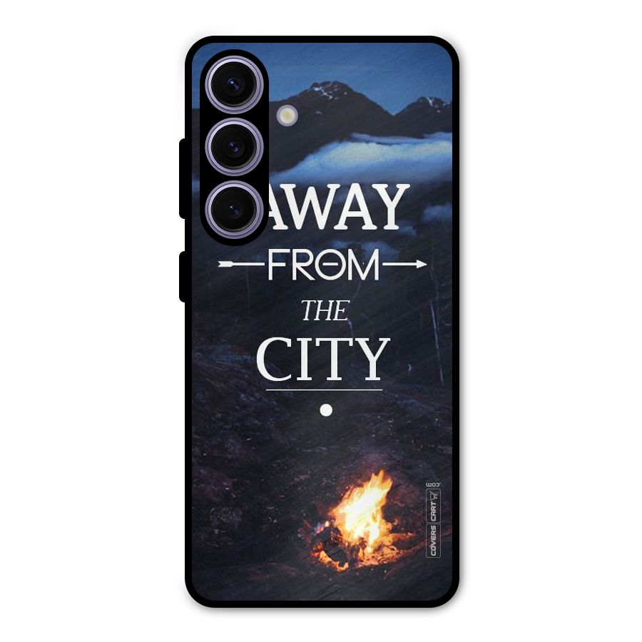 Away From City Metal Back Case for Galaxy S24