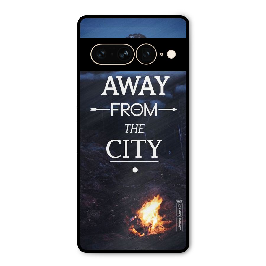 Away From City Metal Back Case for Google Pixel 7 Pro