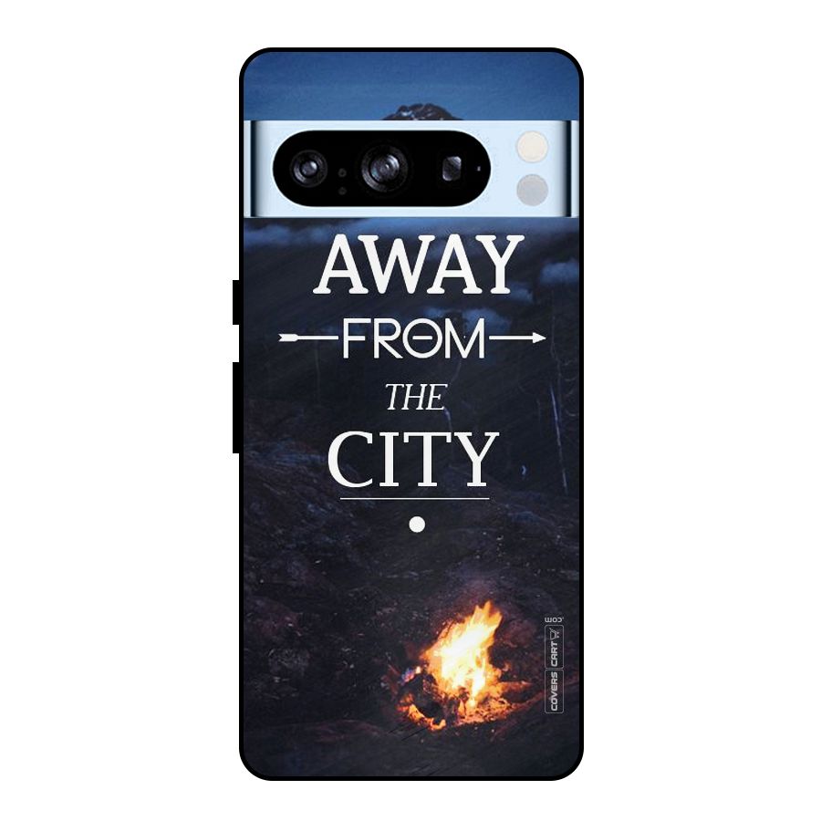 Away From City Metal Back Case for Google Pixel 8 Pro