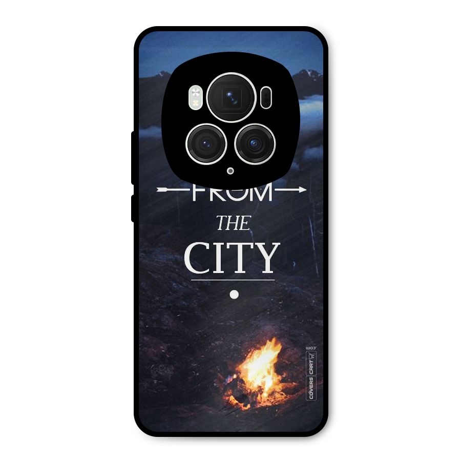 Away From City Metal Back Case for Honor Magic6 Pro