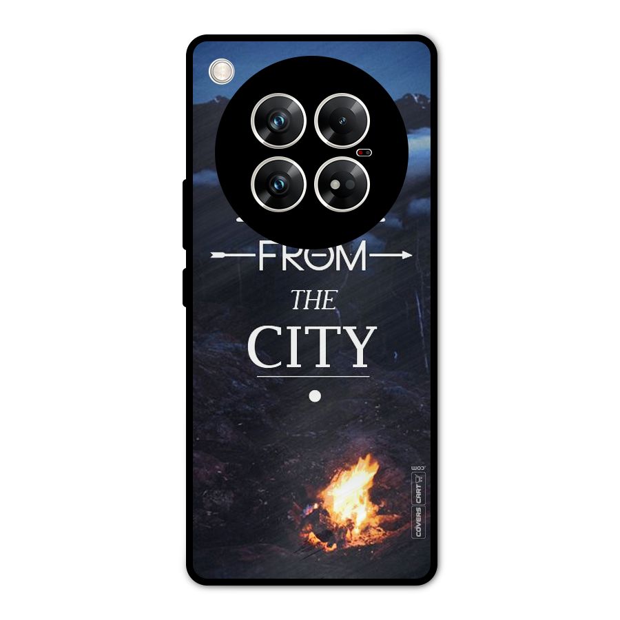 Away From City Metal Back Case for Infinix Zero 40 5G