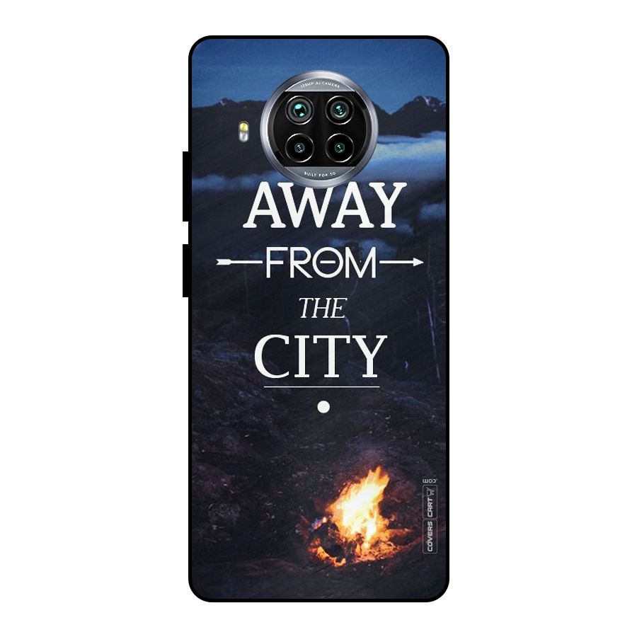 Away From City Metal Back Case for Mi 10i