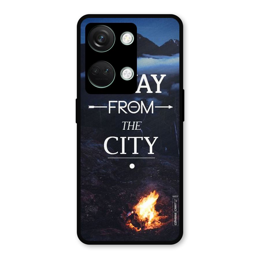 Away From City Metal Back Case for OnePlus Nord 3