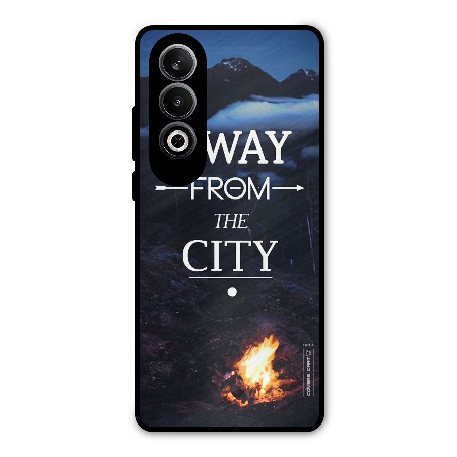 Away From City Metal Back Case for OnePlus Nord CE4