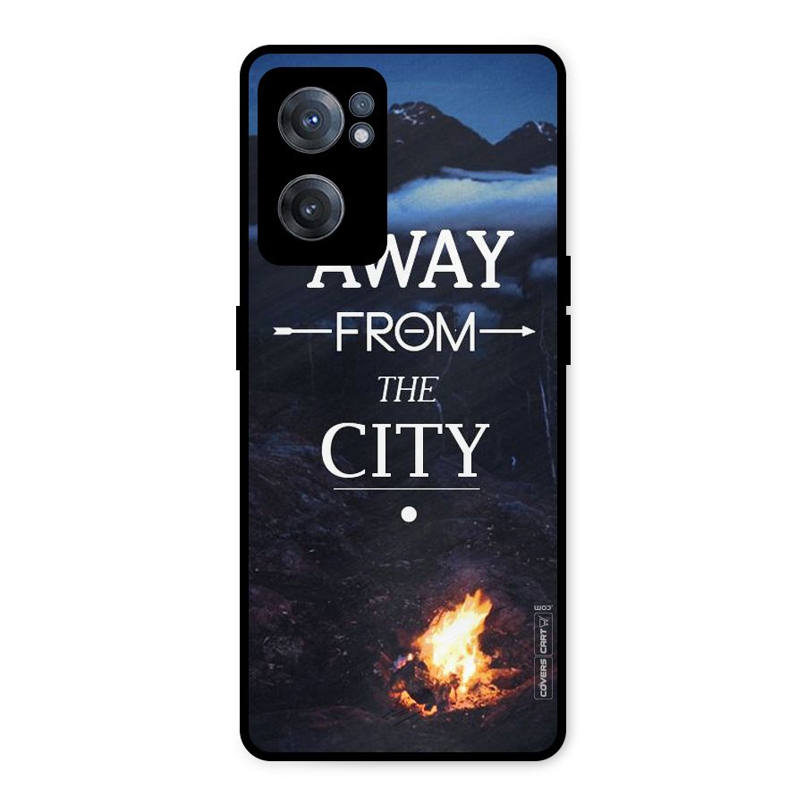 Away From City Metal Back Case for OnePlus Nord CE 2 5G