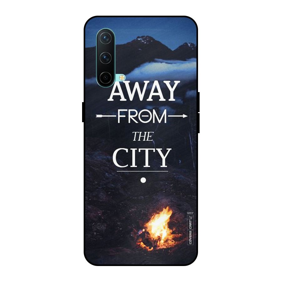 Away From City Metal Back Case for OnePlus Nord CE 5G