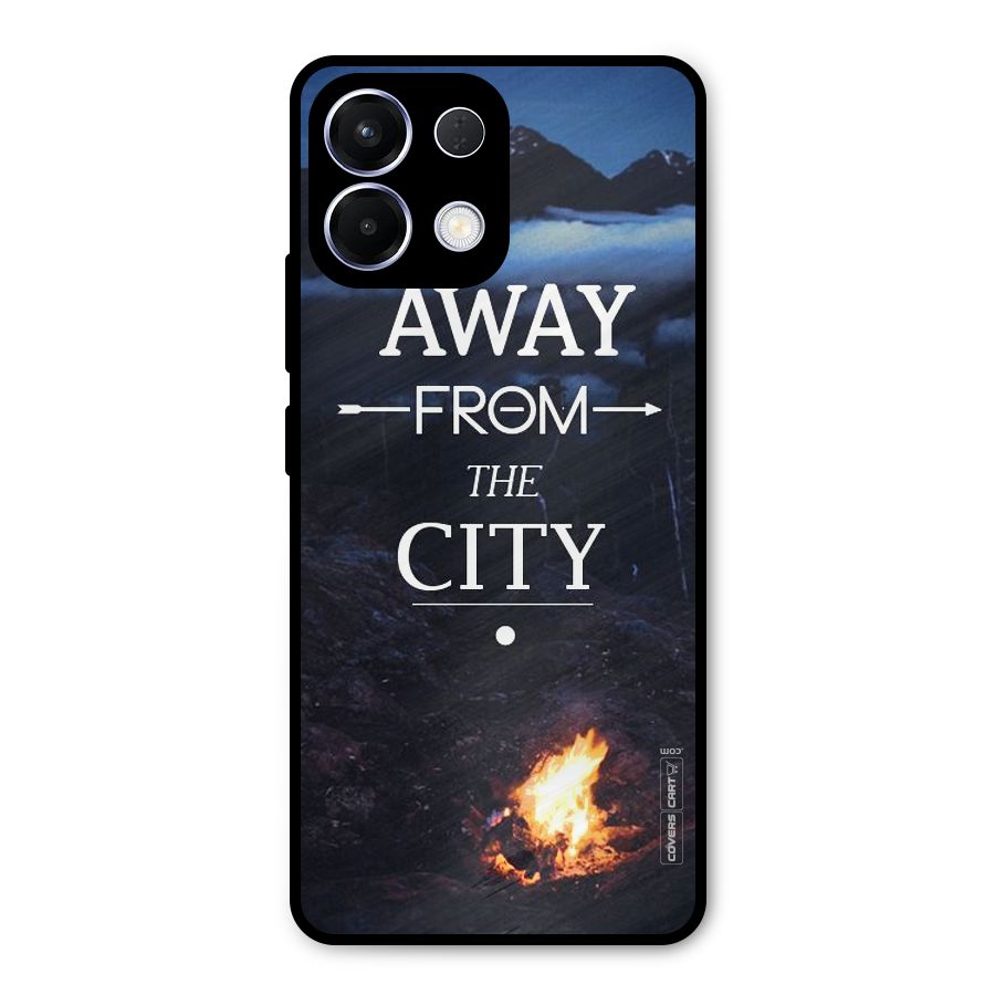 Away From City Metal Back Case for Oppo K13