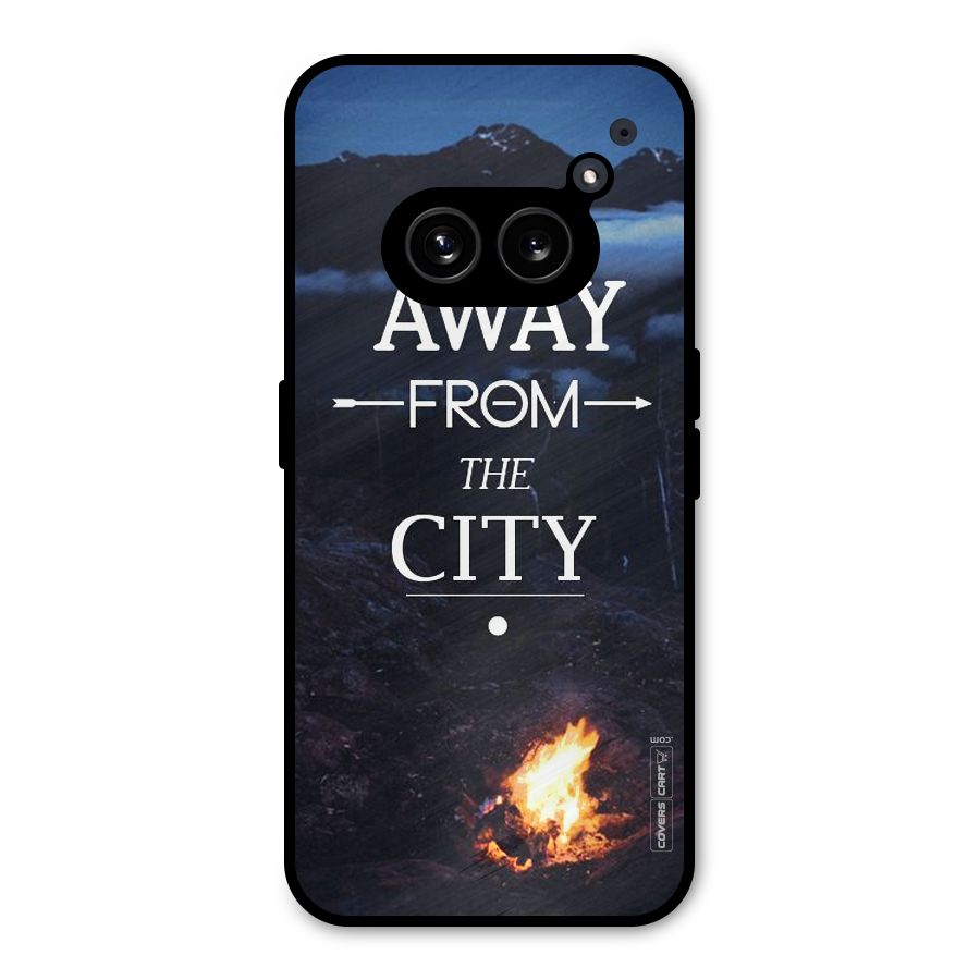 Away From City Metal Back Case for Nothing Phone 2a
