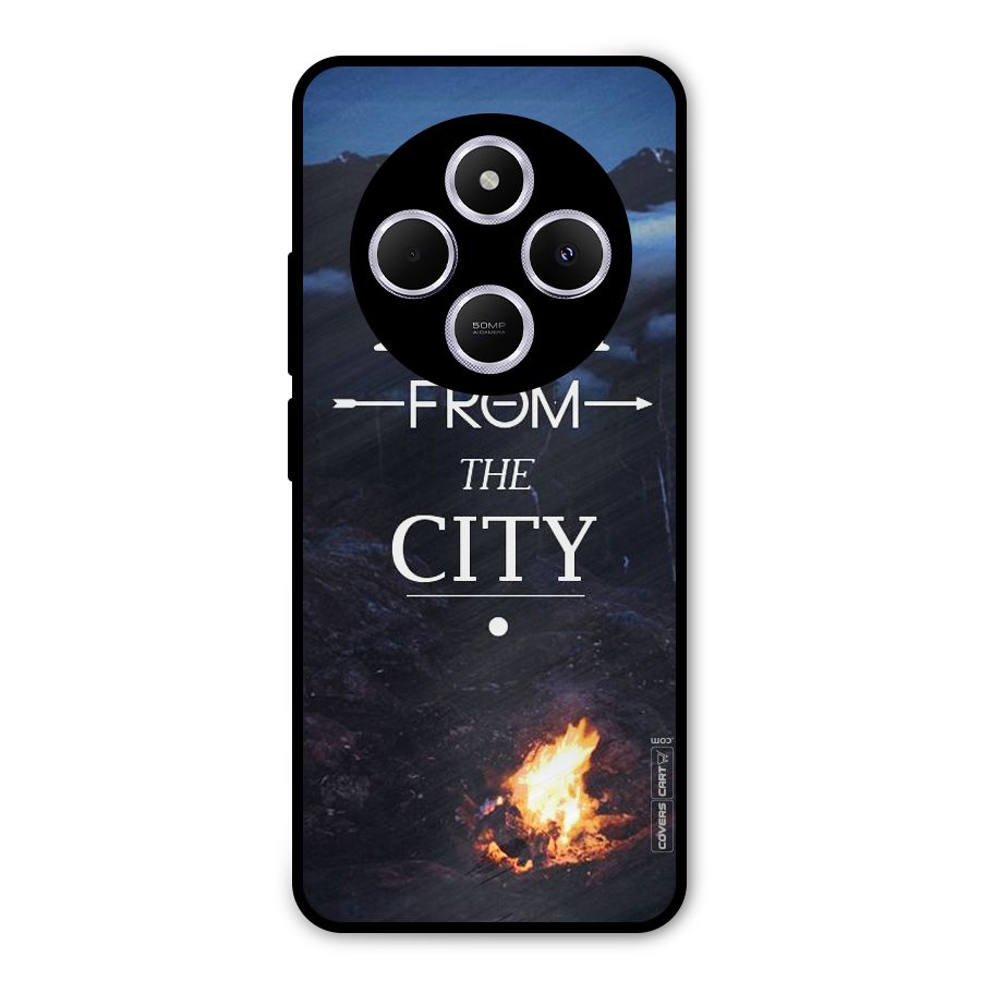 Away From City Metal Back Case for Poco M7