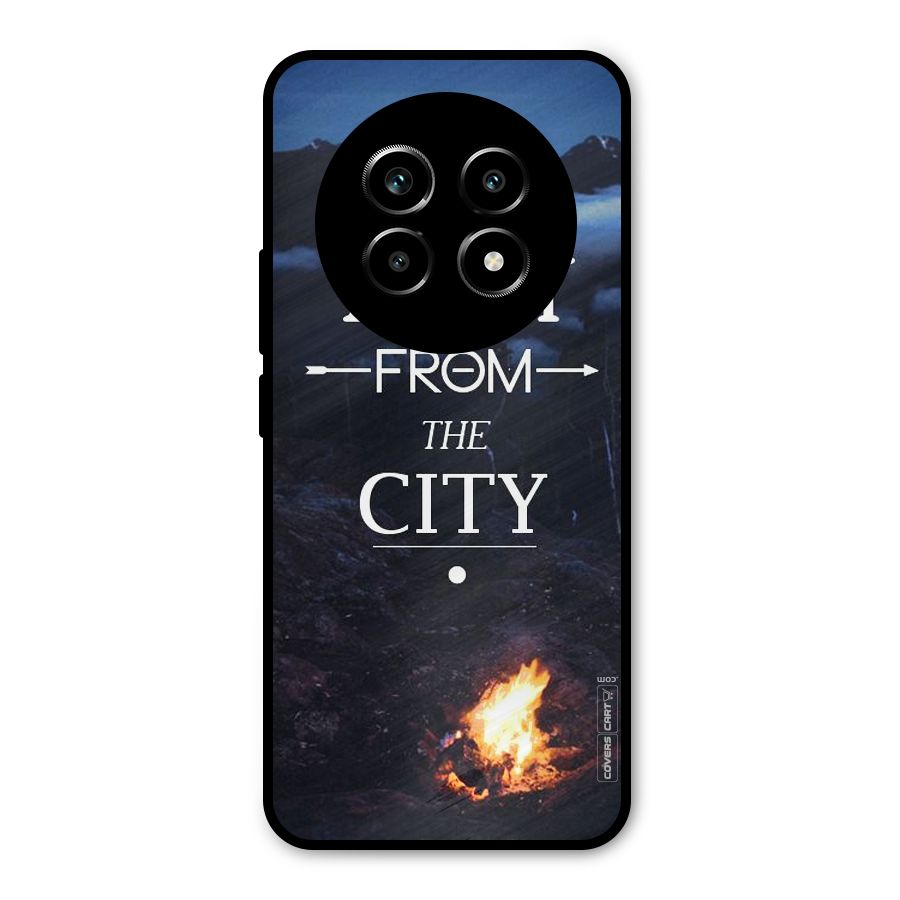 Away From City Metal Back Case for Realme 14 Pro Lite