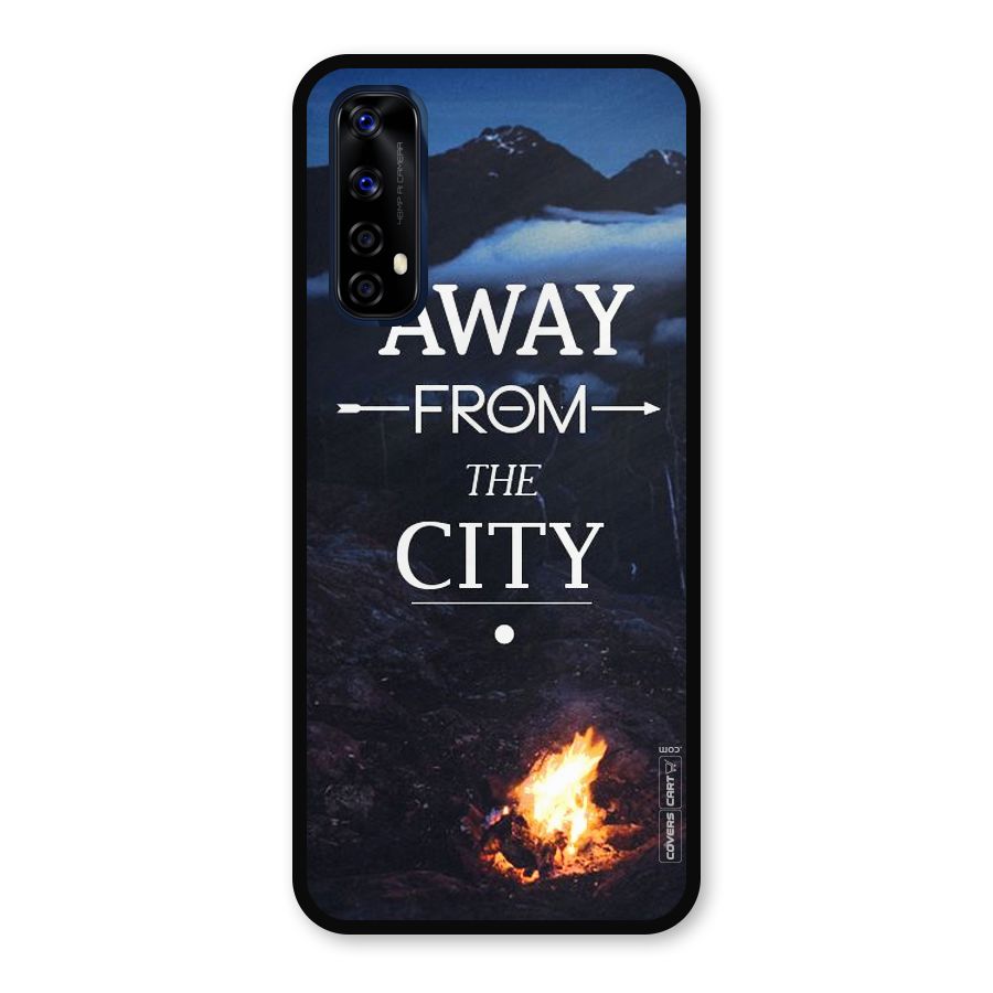 Away From City Metal Back Case for Realme Narzo 20 Pro