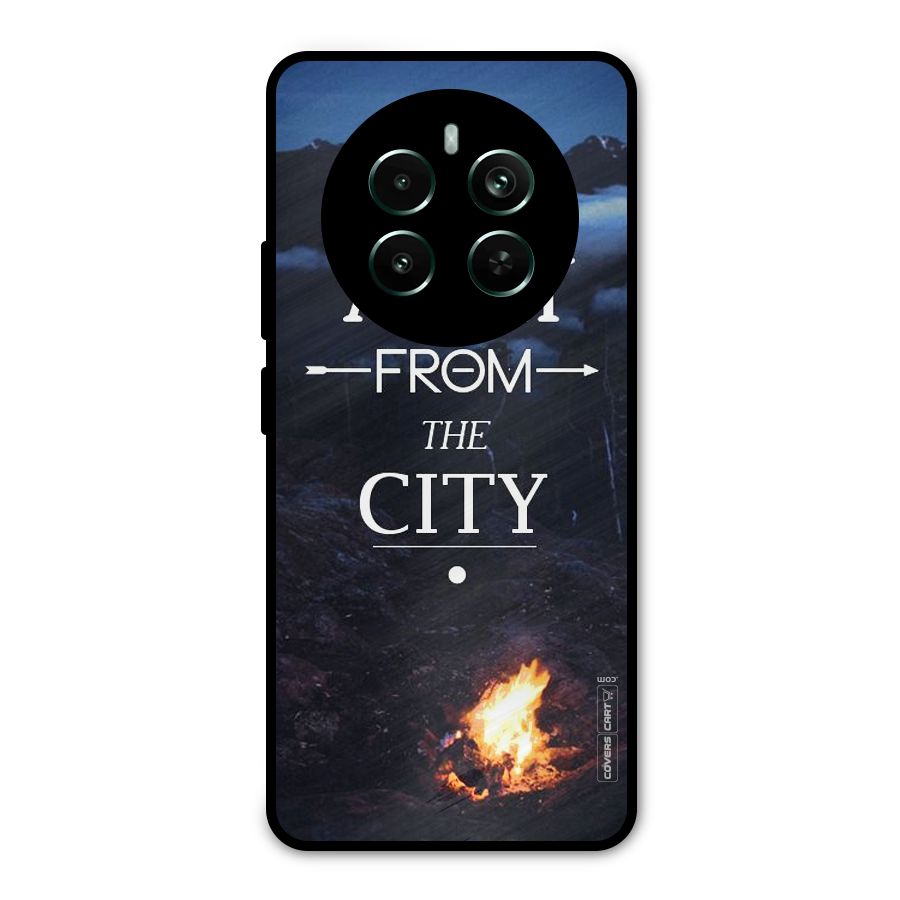 Away From City Metal Back Case for Realme Narzo 70 Pro