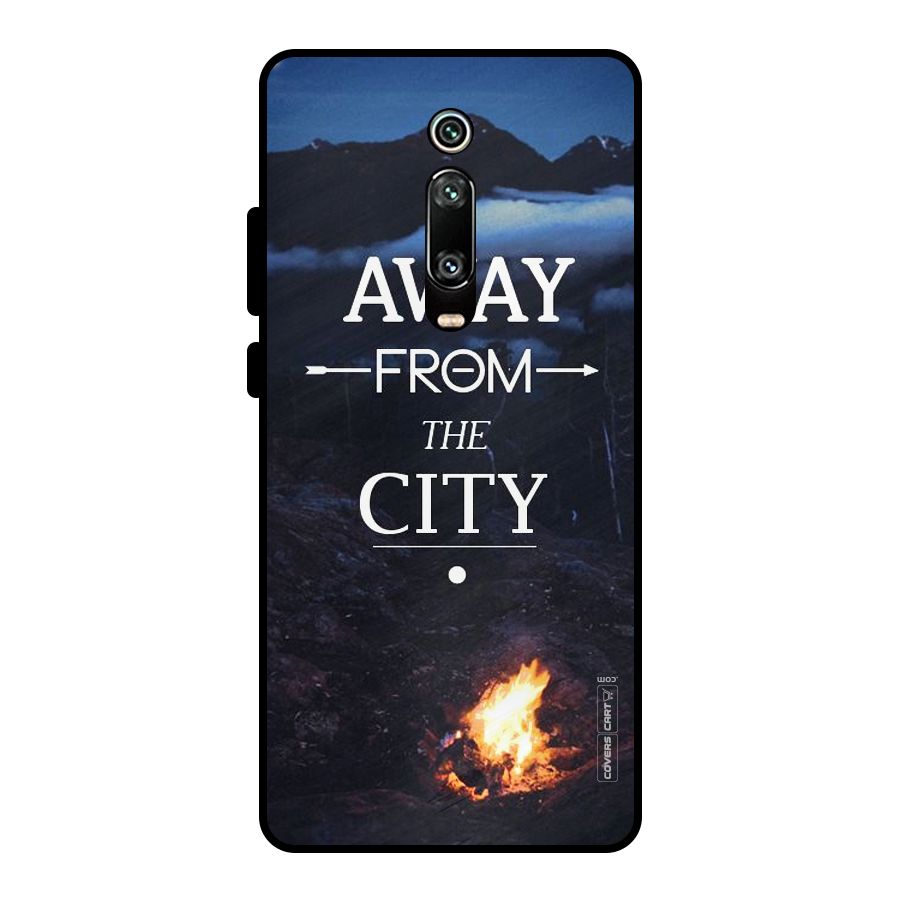 Away From City Metal Back Case for Redmi K20 Pro