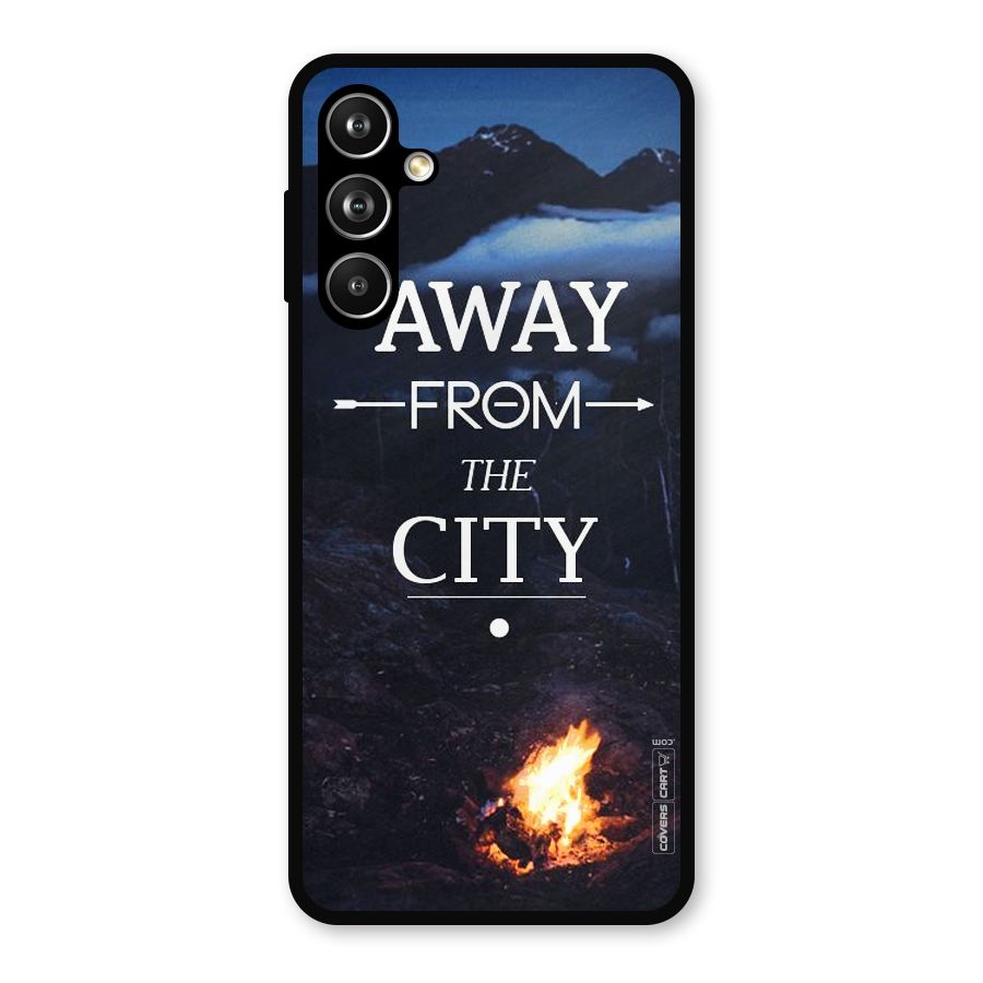 Away From City Metal Back Case for Samsung Galaxy M54