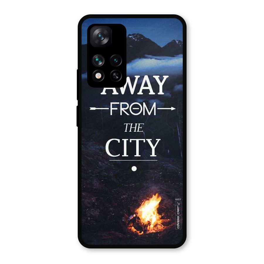 Away From City Metal Back Case for Xiaomi 11i 5G