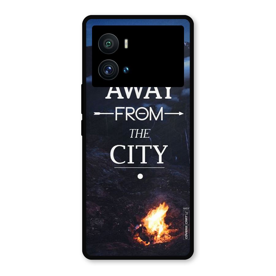 Away From City Metal Back Case for iQOO 9 Pro