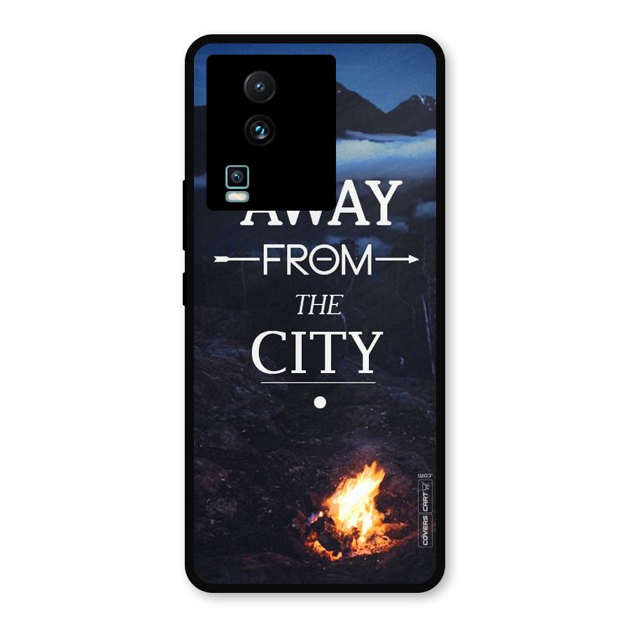 Away From City Metal Back Case for iQOO Neo 7